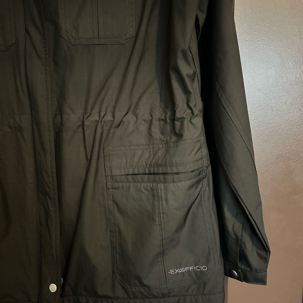 ExOfficio Women’s Black Utility Jacket | Size M | Like New - Picture 4 of 7